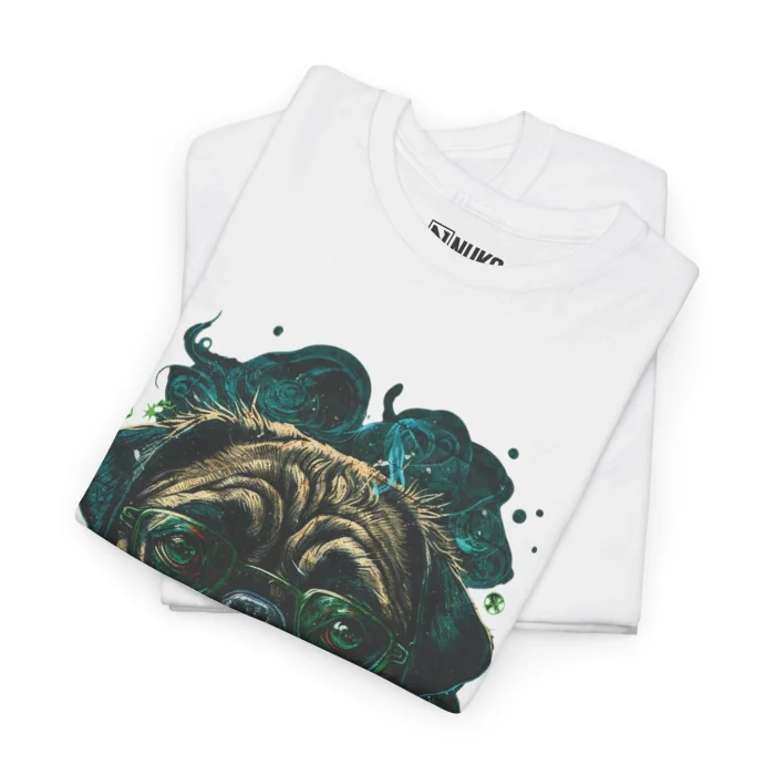 T-shirt z nadrukiem Pug Life