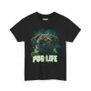 T-shirt z nadrukiem Pug Life