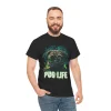 T-shirt z nadrukiem Pug Life