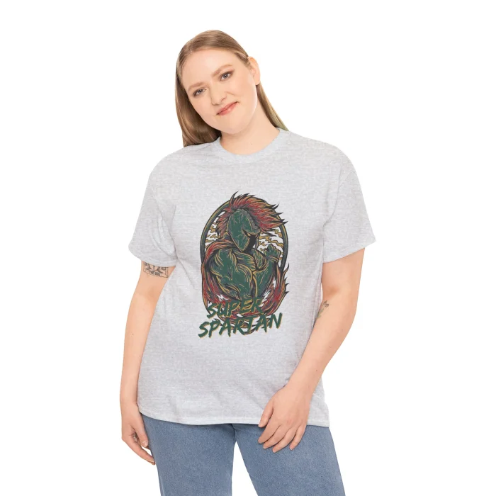 T-shirt z nadrukiem Super Spartan