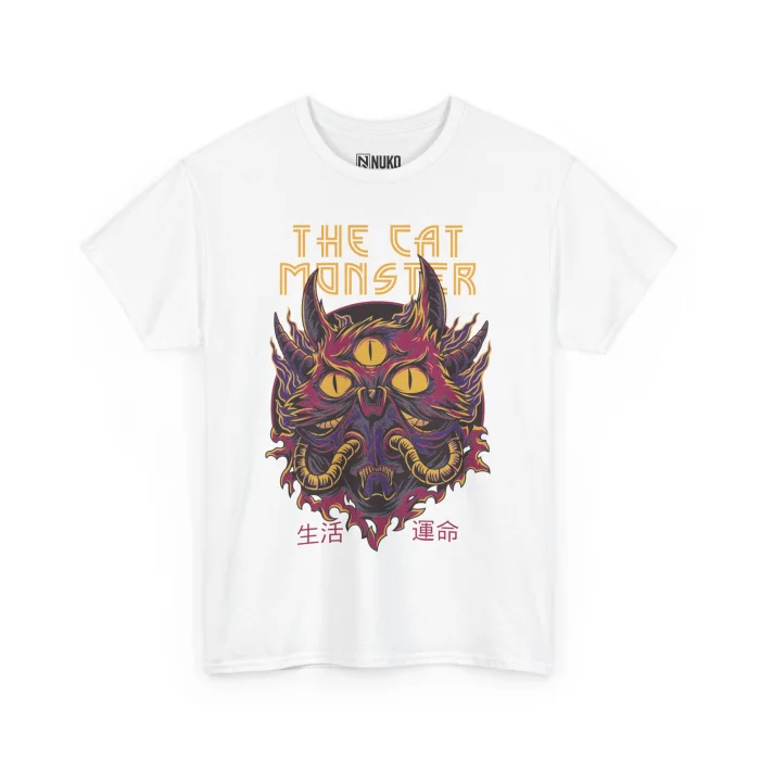 T-shirt z nadrukiem The Cat Monster