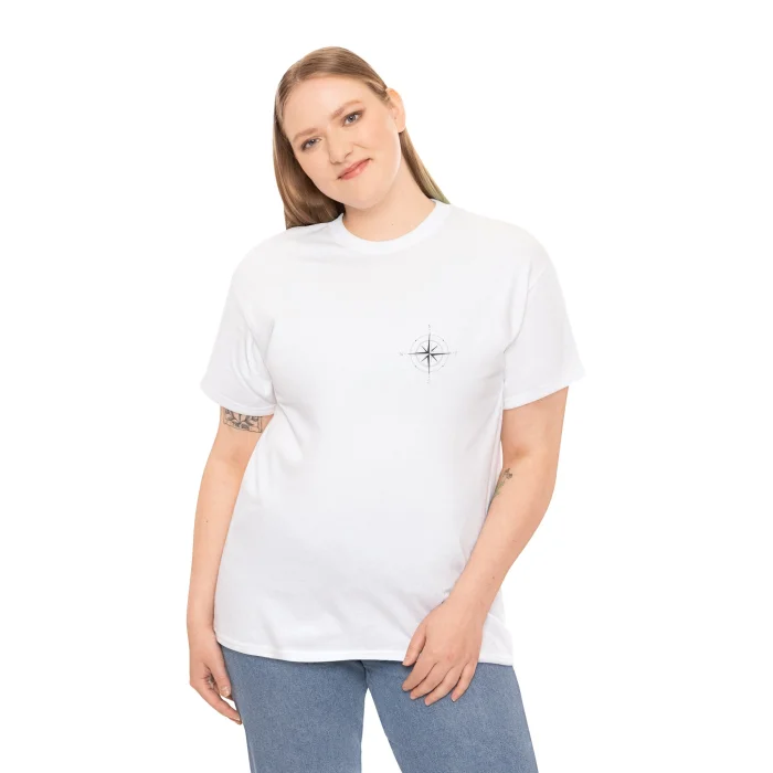 T-shirt z nadrukiem The Compass Rose