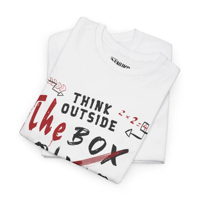 T-shirt z nadrukiem Think Outside The Box