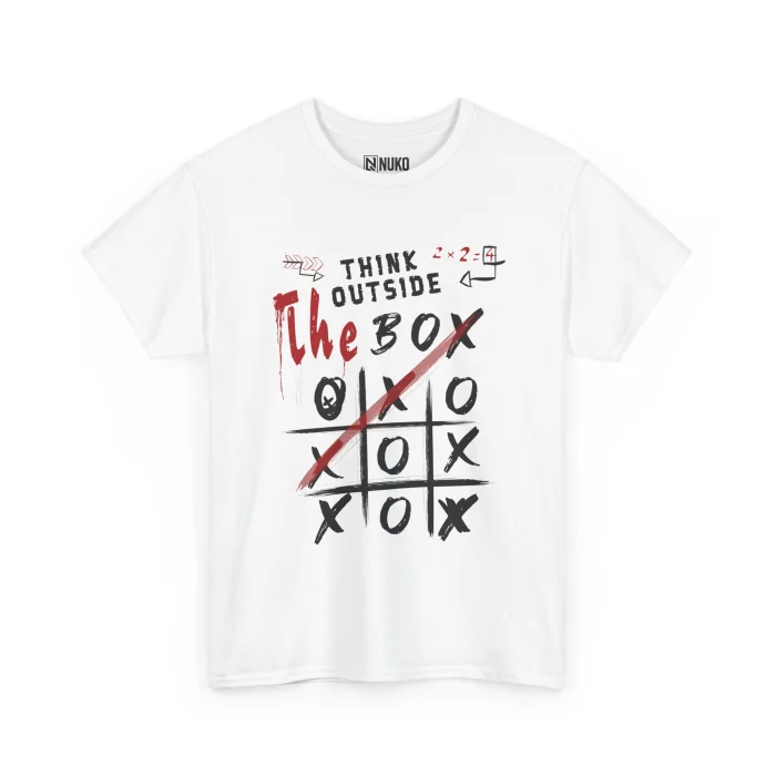 T-shirt z nadrukiem Think Outside The Box