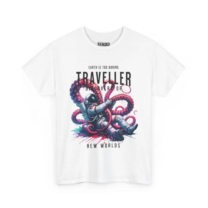 T-shirt z nadrukiem Traveller