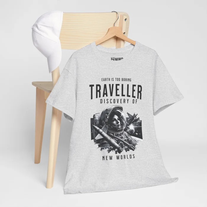 T-shirt z nadrukiem Traveller Girl