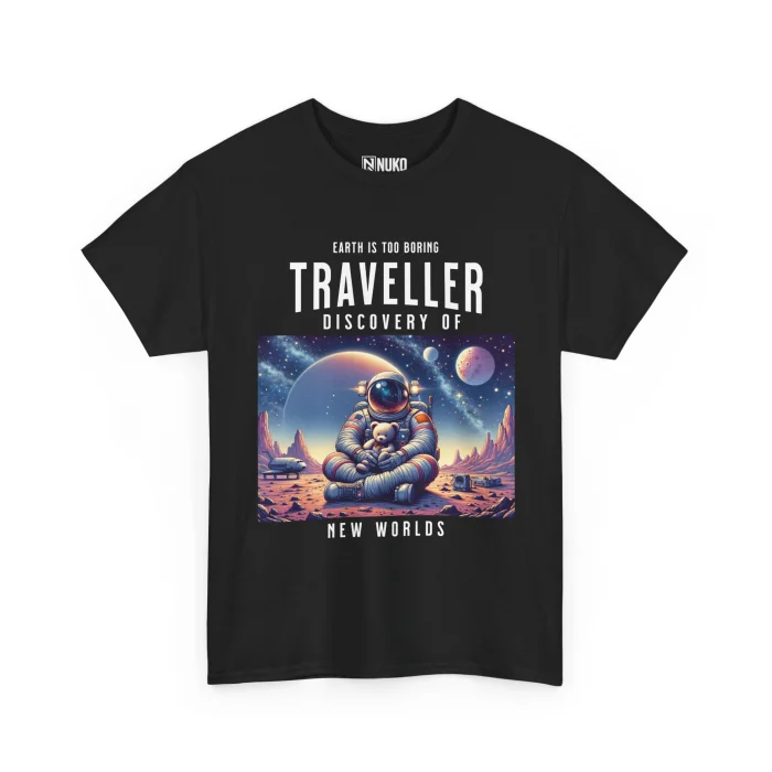 T-shirt z nadrukiem Traveller with Teddy