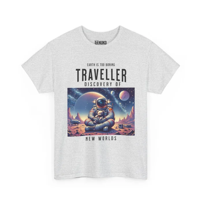T-shirt z nadrukiem Traveller with Teddy