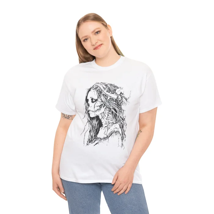 T-shirt z nadrukiem Undead Muse