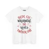 T-shirt z nadrukiem na Walentynki Będę Cię Wkurwiać do końca twoich dni