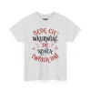 T-shirt z nadrukiem na Walentynki Będę Cię Wkurwiać do końca twoich dni