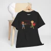 T-shirt z nadrukiem na Walentynki Między nami Jest Chemia i Fizyka