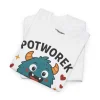T-shirt z nadrukiem na Walentynki Potworek od Miłości