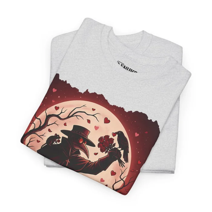T-shirt z nadrukiem Walentynki u Doktora Plagi
