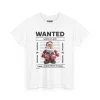 T-shirt z nadrukiem Wanted Santa Claus