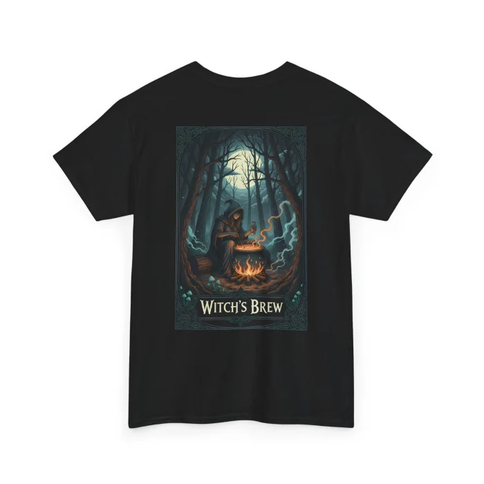 T-shirt z nadrukiem Witch's Brew