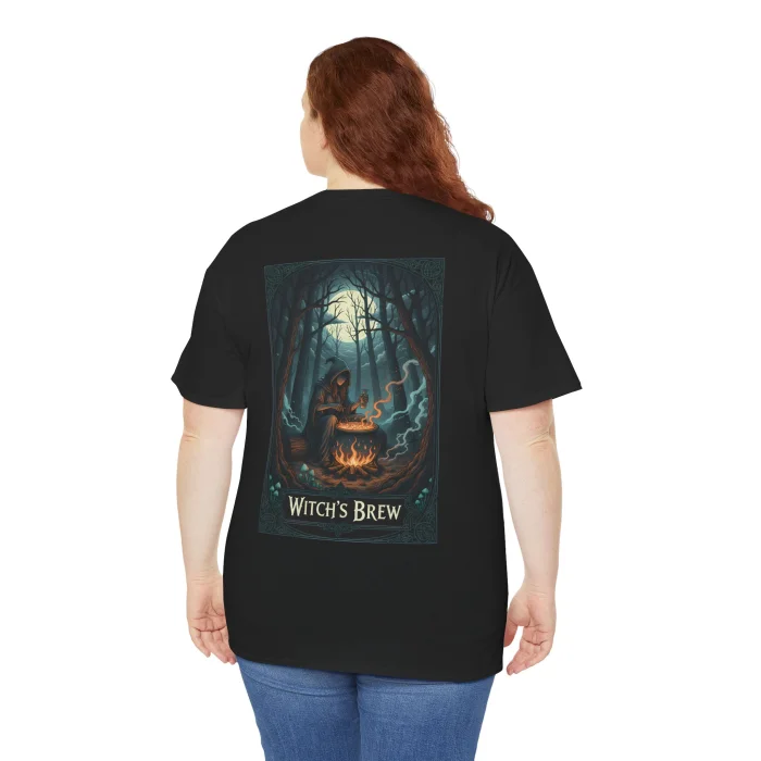 T-shirt z nadrukiem Witch's Brew