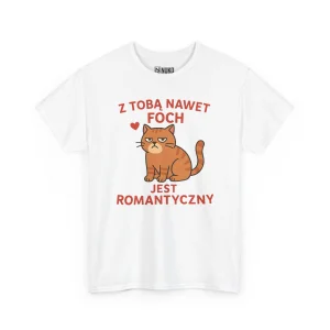 T-shirt z nadrukiem Romantyczny Foch