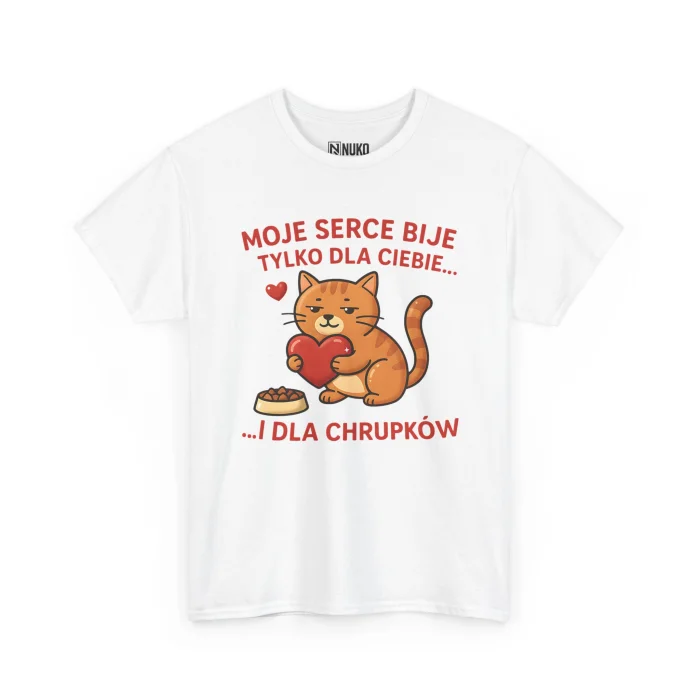 T-shirt z nadrukiem Serce dla Chrupków