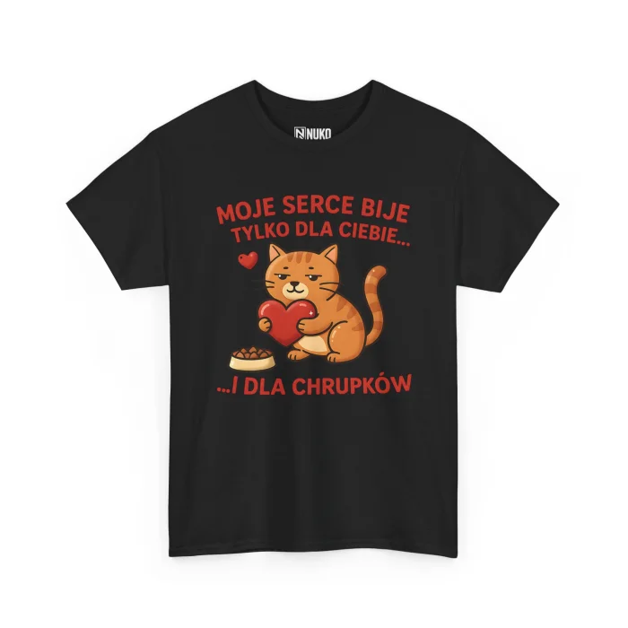 T-shirt z nadrukiem Serce dla Chrupków
