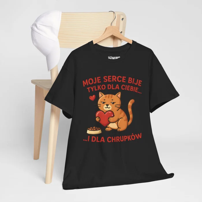 T-shirt z nadrukiem Serce dla Chrupków