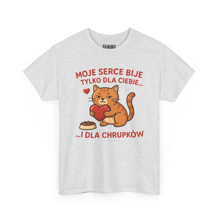 T-shirt z nadrukiem Serce dla Chrupków