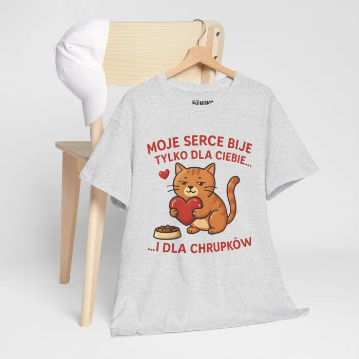 T-shirt z nadrukiem Serce dla Chrupków